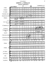 Granados, Enrique: Dante, poème symphonique pour orchestre