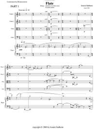 Stalheim, Jostein: Flate for string quartet and piano