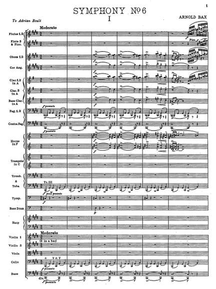 Bax, Arnold: Symphony No. 6