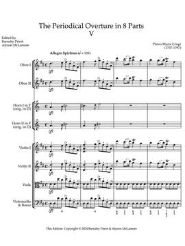 Crispi, Pietro Maria: The Periodical Overture in 8 parts No.5