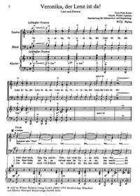 Jurmann, W: Veronika, der Lenz ist da!