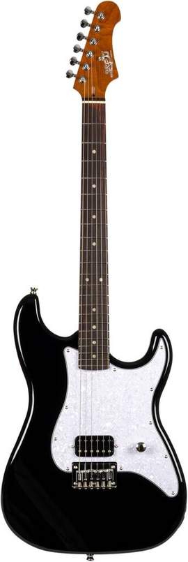 Jet: Electric Guitar - JS400 Black (Hard Tail)