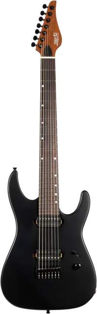 Jet: Electric Guitar - JS507 (7-String) Satin Black