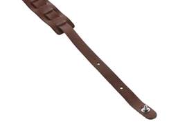 GEWA Guitar Straps Premium Plain 70 Security Locks red brown
