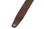 GEWA Guitar Straps Premium Plain 70 Security Locks red brown Product Image