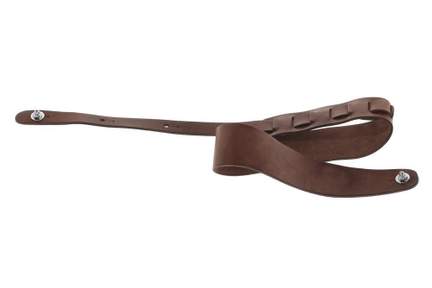 GEWA Guitar Straps Premium Plain 70 Security Locks black grained