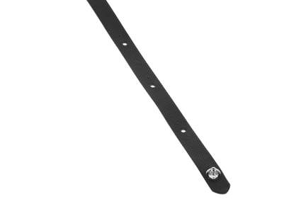 GEWA Guitar Straps Premium Plain 70 Security Locks black punctured