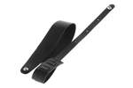 GEWA Guitar Straps Premium Plain 70 Security Locks black punctured Product Image