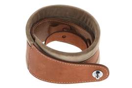 GEWA Guitar Straps Prestige 85 padded Security Locks dry sand/brown