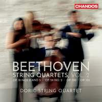 Beethoven: String Quartets, Vol. 2