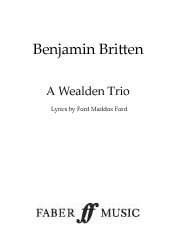 Benjamin Britten: A Wealden Trio