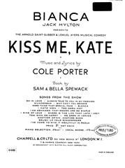 Cole Porter: Bianca (from 'Kiss Me Kate')