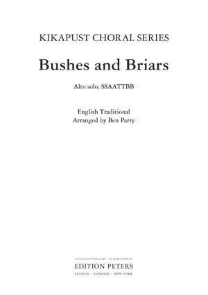 English Folk Song: Bushes And Briars
