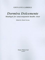 Giovanni Gabrieli: Dormiva Dolcemente