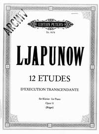 Sergei Lyapunov: Étude VI Tempête – Storm (from ‘12 Études d’exécution transcendante Op.11’)