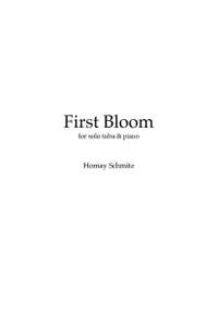 Homay Schmitz: First Bloom