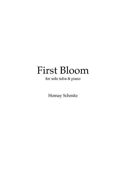 Homay Schmitz: First Bloom
