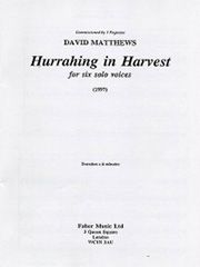 David Matthews: Hurrahing in Harvest