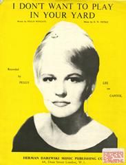 Peggy Lee: I Don't Want To Play In Your Yard
