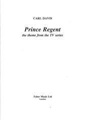 Carl Davis: Prince Regent