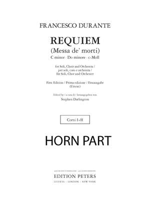 Francesco Durante: Requiem (Messa de' morti)