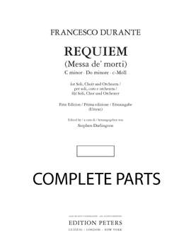 Francesco Durante: Requiem (Messa de' morti)