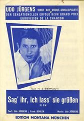 Udo Juergens: Sag’ ihr, ich lass’ sie grüßen