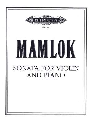 Ursula Mamlok: Sonata For Violin And Piano