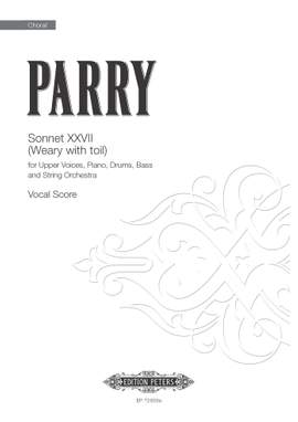 Ben Parry: Sonnet XXVII (Weary With Toil)