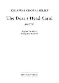 Ben Parry: The Boar's Head Carol