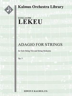 Lekeu, Guillaume: Adagio for Strings, Op. 3 (s/o)