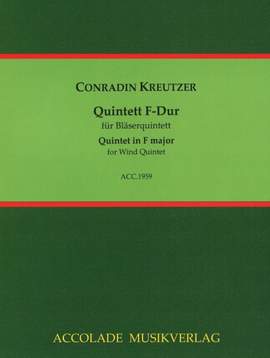 Kreutzer, C: Bläserquintett F-Dur