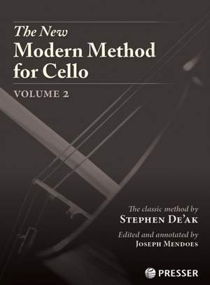 De'ak, S: The New Modern Method for Cello, Volume 2 2