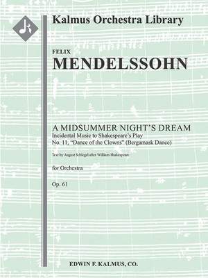 Mendelssohn, Felix: Dance of the Clowns (f/o)