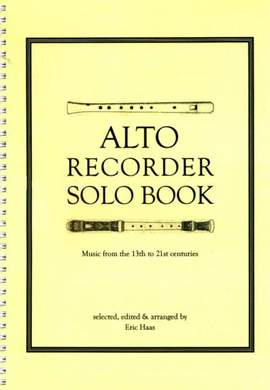 Alto Recorder Solo Book