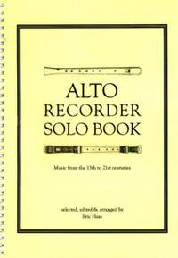 Alto Recorder Solo Book