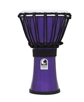 Toca Djembe Freestyle Colorsound Metallic White