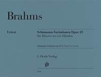 Brahms: Schumann Variations E flat major, op. 23