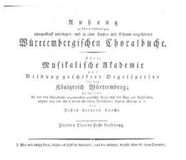 Knecht, J H: 84 kurze und leichte Vorspiele für Orgel