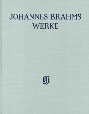 Johannes Brahms: Songs with Piano accompaniment Op. 103-121