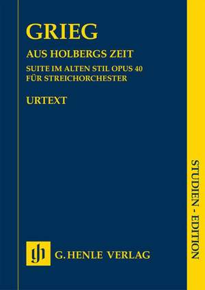 Edvard Grieg: Holberg Suite Op. 40