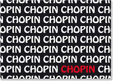Postcard Chopin text
