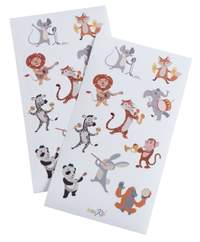 Sticker bauxili Animals 1 (2 Sheet)