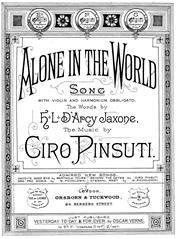 Ciro Pinsuti: Alone In The World