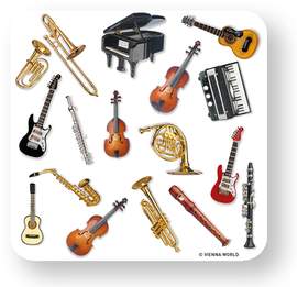 Coasters Instruments (4 pcs)