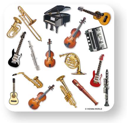 Coasters Instruments (4 pcs)