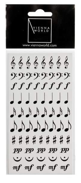 Stickers Music symbols (2 sheets)