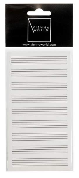 Stickers Stave lines (2 sheets)