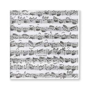 Paper napkins Sheet music 25x25cm