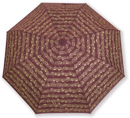 Mini Umbrella Sheet Music Bordeaux